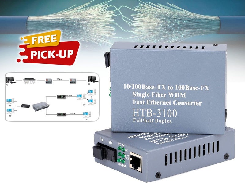 Optical Fiber Media Converter (Over Stocked) Carousel 1