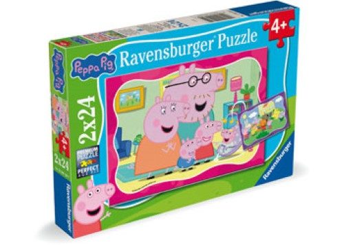 Ravensburger Peppa Pig Puzzle 2x24 Pieces Carousel 5