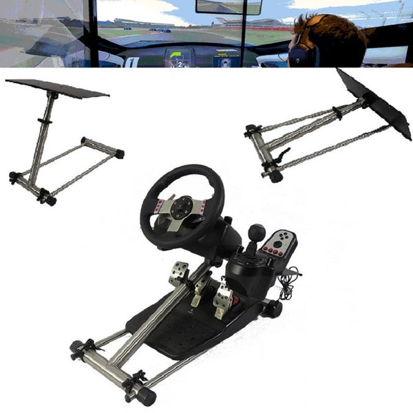 Adjustable Gaming Racing Simulator Wheel Stand NZ Clearance Carousel 1