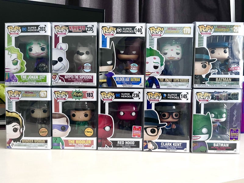 DC Pop Vinyl Bundle w/ Chase Carousel 1
