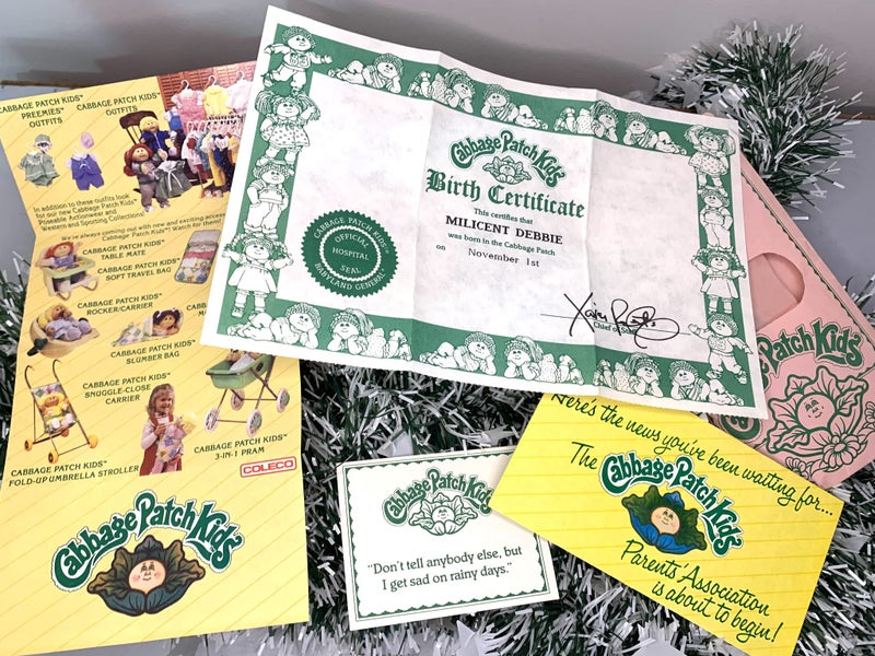 Cabbage Patch Kid 80s Lion mane with adoption paper & more! Carousel 11