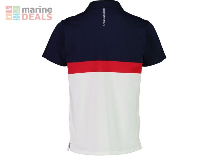 Line 7 Jib Mens Polo Shirt Navy/White L Carousel 2