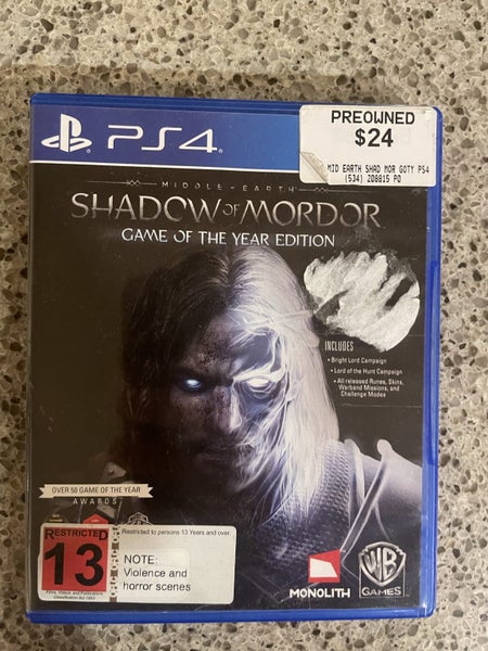 Shadow of Mordor ps4 Carousel 1