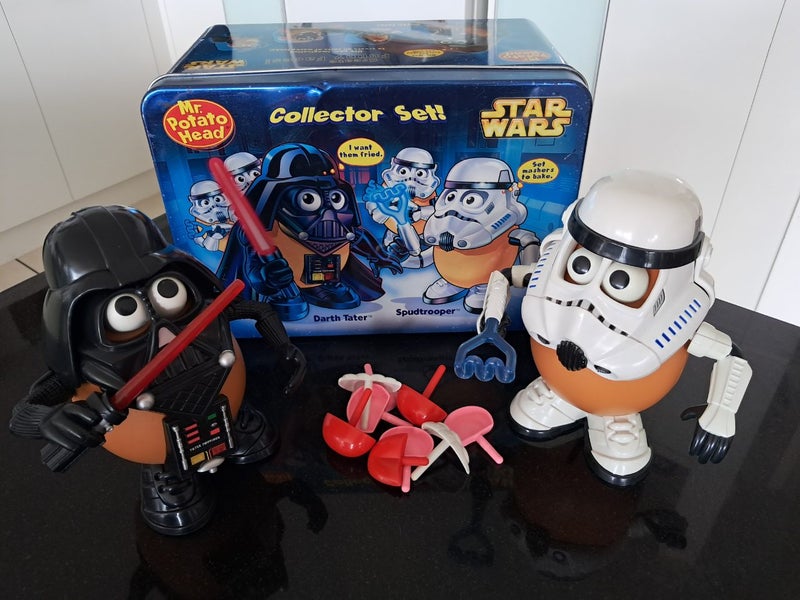 Stars Wars - Mr Potato Head- Darth Tarter & Spudtrooper in Collectors Tin Carousel 1