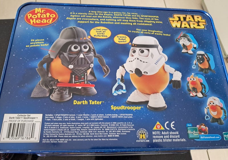Stars Wars - Mr Potato Head- Darth Tarter & Spudtrooper in Collectors Tin Carousel 4