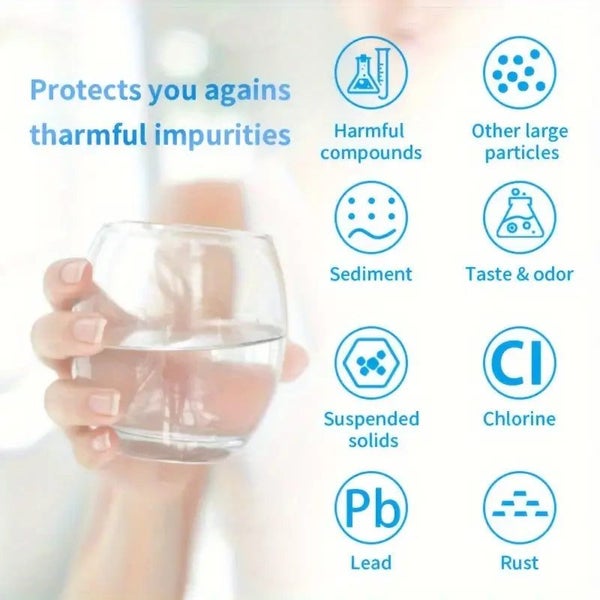 NNETM 1pc RV Inline Hose Water Filter with Hose Protector Carousel 8