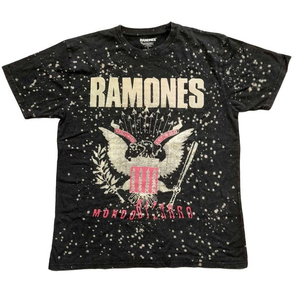 Ramones Unisex Adult Eagle Splattered T-Shirt Carousel 1