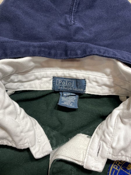 Vintage Ralph Lauren PRL Outfitters Fish & Game Club Hooded Rugby size 10-12 Carousel 4