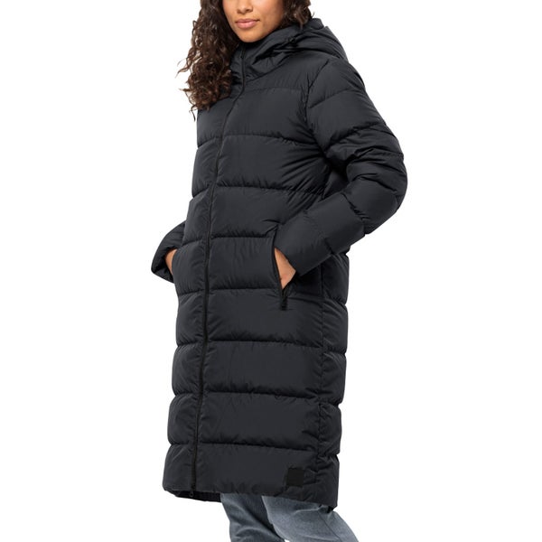 Jack Wolfskin Womens Frozen Palace Water Repellent Coat - Black - M Carousel 1