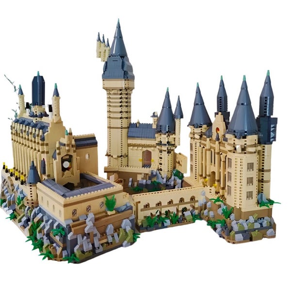 NNEOBA Micro Bricks City Medieval Magic School Castle Set Carousel 2