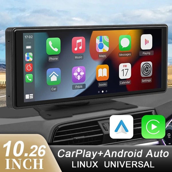 NNEOBA Universal Wireless Carplay Android Auto Car Screen Carousel 2