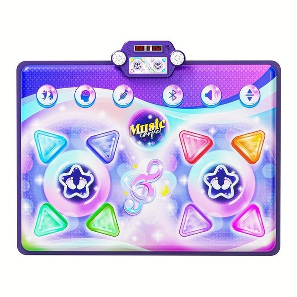 NNETM Kids Dance Mat Double Player Interactive Music Game Carousel 1