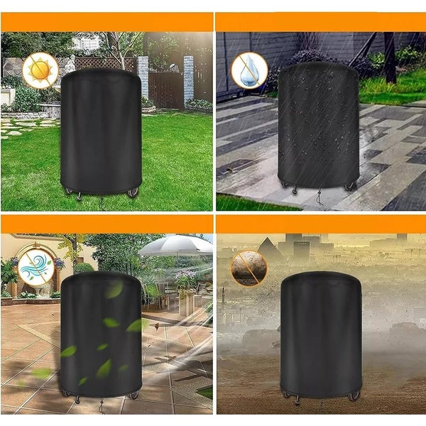 NNEOBA Waterproof Kettle BBQ Cover Black Carousel 6