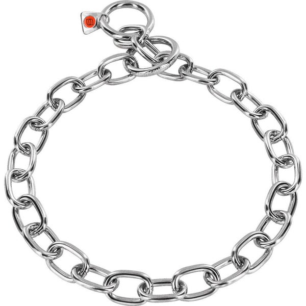 Herm Sprenger Strong Dog Chain Stainless Steel Fur Saver 63cm x 4mm Carousel 1