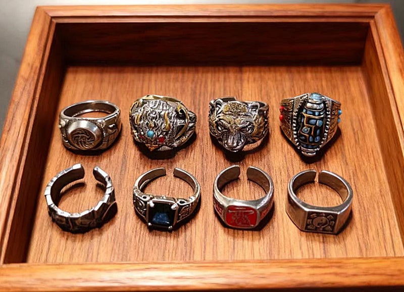 (8X Statement Rings) Men's Adjustable Rings Hip Hop Jewellery RSS49QS-1564641668537345112