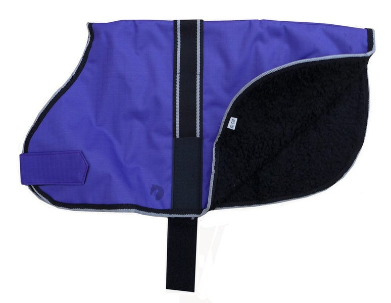 NEW Eureka Fleece Lined Dog Coat Rug Waterproof Two Tone well fitted 25cm-70cm Carousel 1