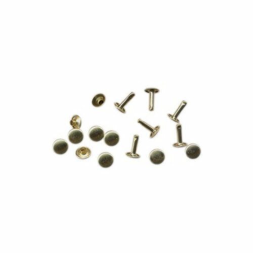 Brass Two Piece Rivets 9 mm 100 Pk Carousel 1