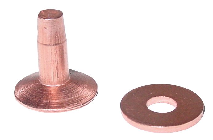 Copper Rivets and Burrs 3/8 to 3/4- Mixed Sizes no 8 Gauge 100g FREE POST Carousel 1