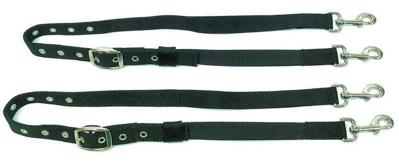 Nylon Side Reins With Elastic Adjustable For Training Lunging Sheltland Carousel 1