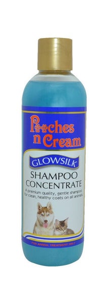NEW Pooches N Cream Glow Silk SHAMPOO concentrated Dogs Cats Birds show Carousel 1
