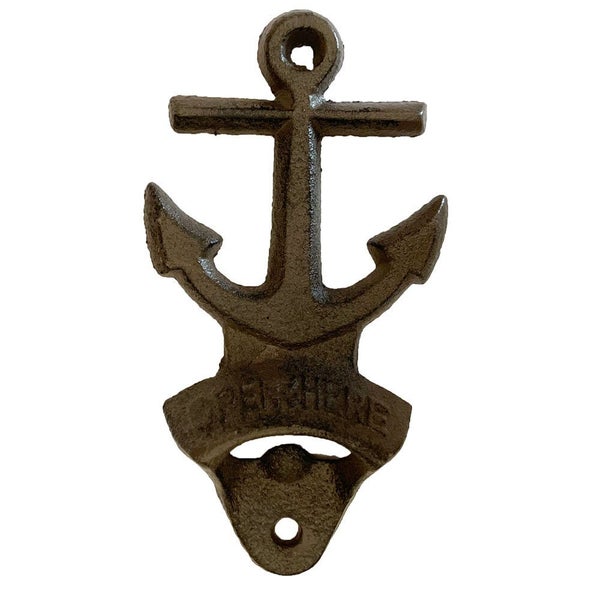 Mr Gecko Anchor Cast Iron Hand Made Bottle Opener Carousel 1
