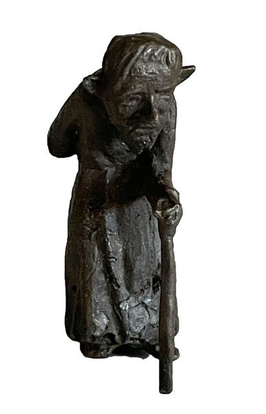 Grumpy Old Miner Merv Makers Of The Iron Fairy Hand Made Cast Iron Statue Carousel 3