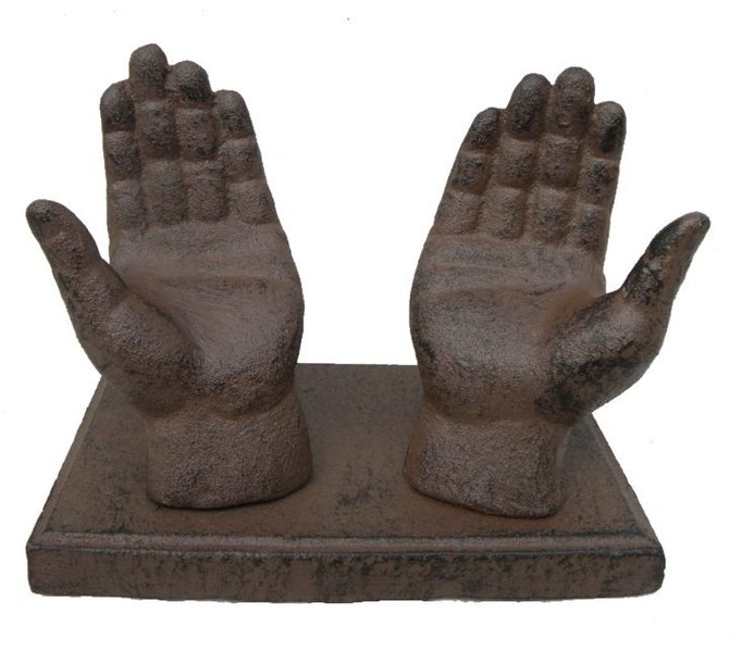 Mr Gecko Cast Iron Hand Made Cook Book Recipe Stand Holder Antique Rust Carousel 1