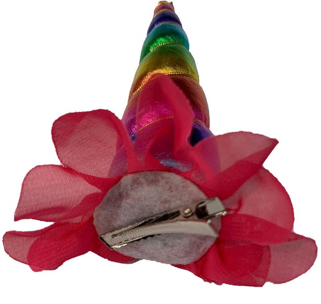 Clip-On Unicorn Horn clips to horse browband fancy dress pony club equestrian Carousel 2