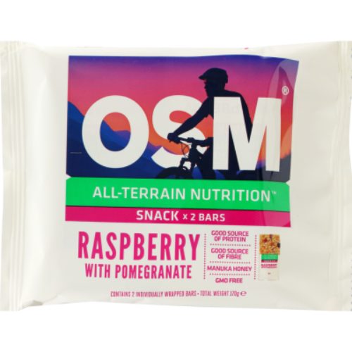 OSM Raspberry with Pomegranate Bar, 170g, 2 Pack Carousel 1