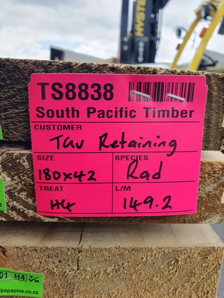 PINE TG&V RETAINING 200 x 50mm, H4 - MG TREATED - 149.2m - TS883864659010604673113