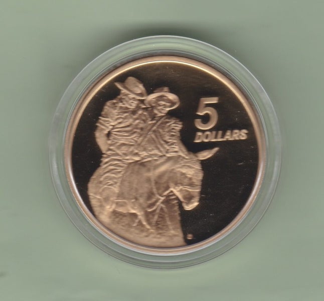 Australia - 1990 ANZAC $5 - Proof in capsule Carousel 1