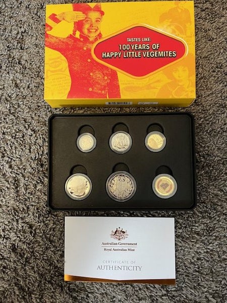 Australia - 2023 Vegemite - $1 Coloured - Proof Set - Cased etc Carousel 1