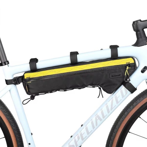 NNEOBA 2.4L Water-Resistant Triangle Frame Bag Crossbeam Pouch Yellow Carousel 2