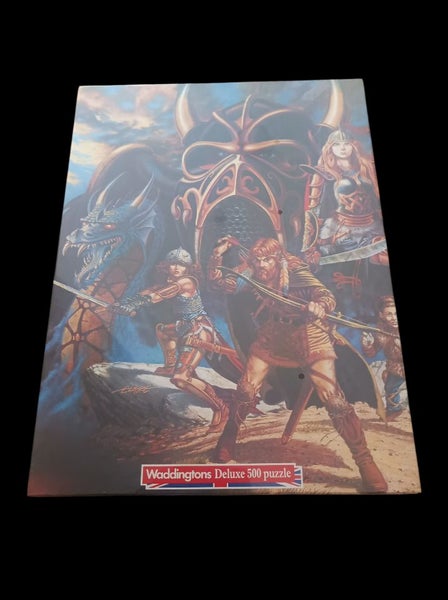 RARE Waddingtons 1984 Dungeons and Dragons puzzle sealed brand new . Ref- 00854 Carousel 1