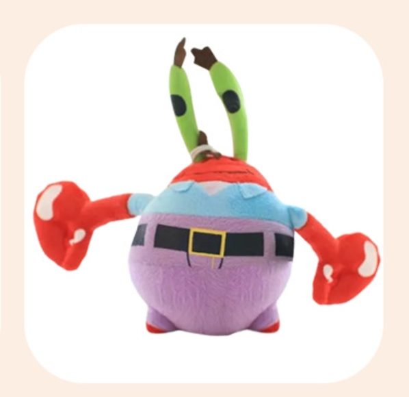 Promotion ! SpongeBob Soft toy - Mr. Krabs - 25cm #CX026B Carousel 1