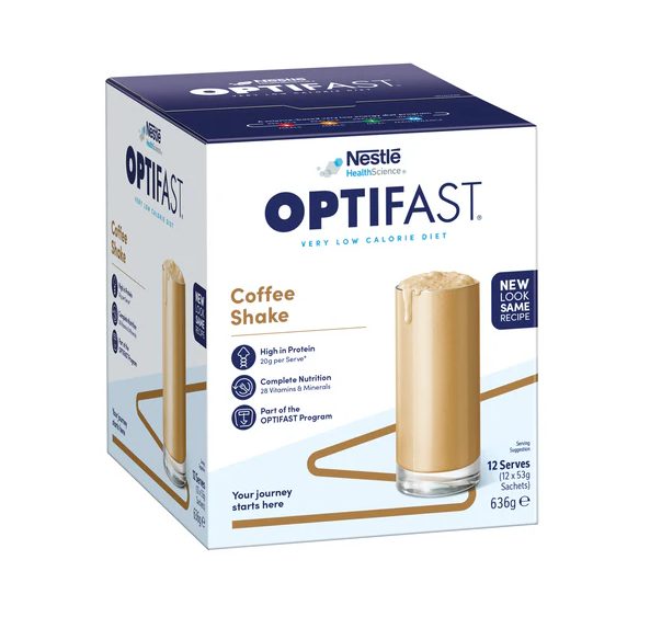 Optifast VLCD Shakes Coffee 12X53g Carousel 1
