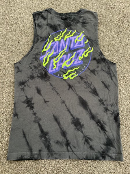 Santa Cruz Boys Black Tank Top Singlet Carousel 2
