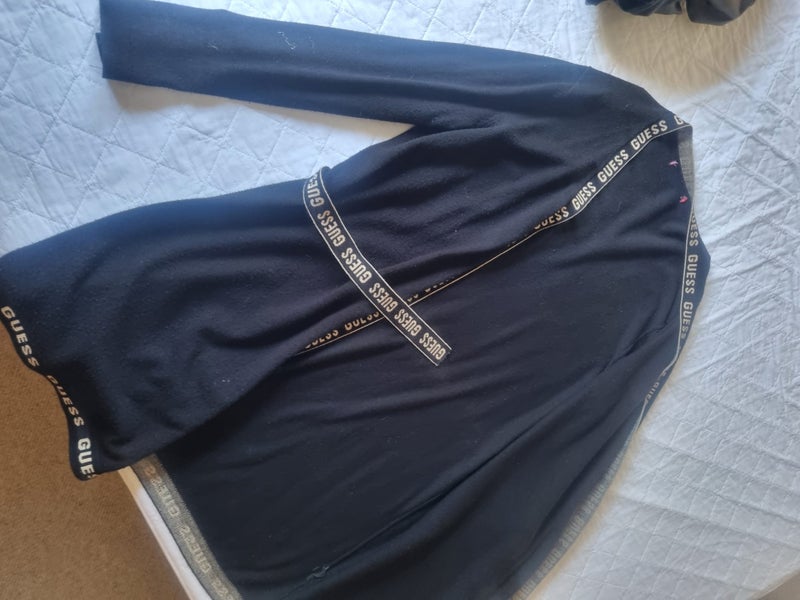 GUESS Black Women's Cardigan/Robe (Medium) Carousel 3