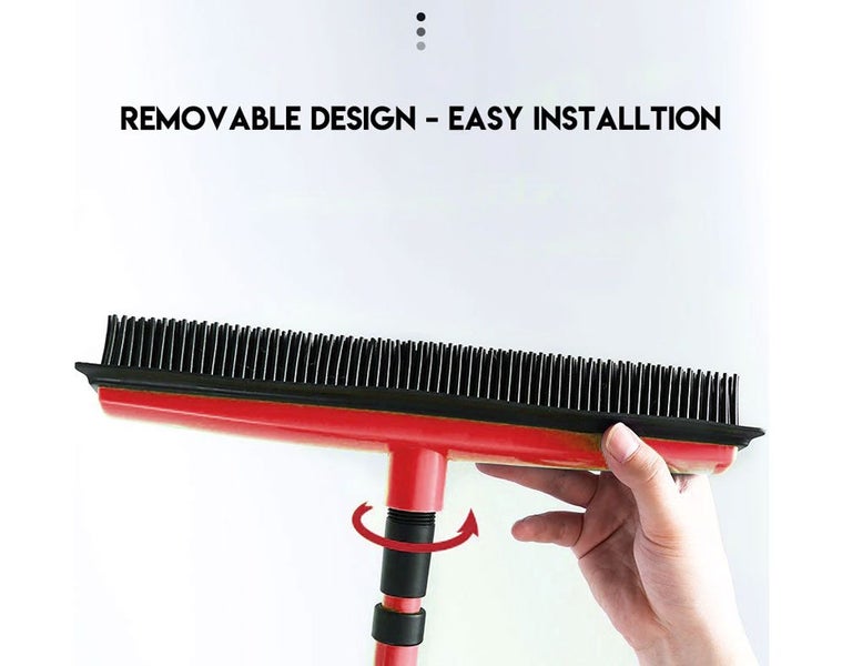 Telescopic Rubber Broom Pet Hair Removal - Brand New Carousel 8