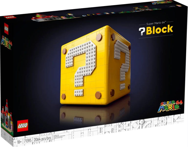 LEGO 71395 Super Mario 64 Question Mark Block Brand New Carousel 8