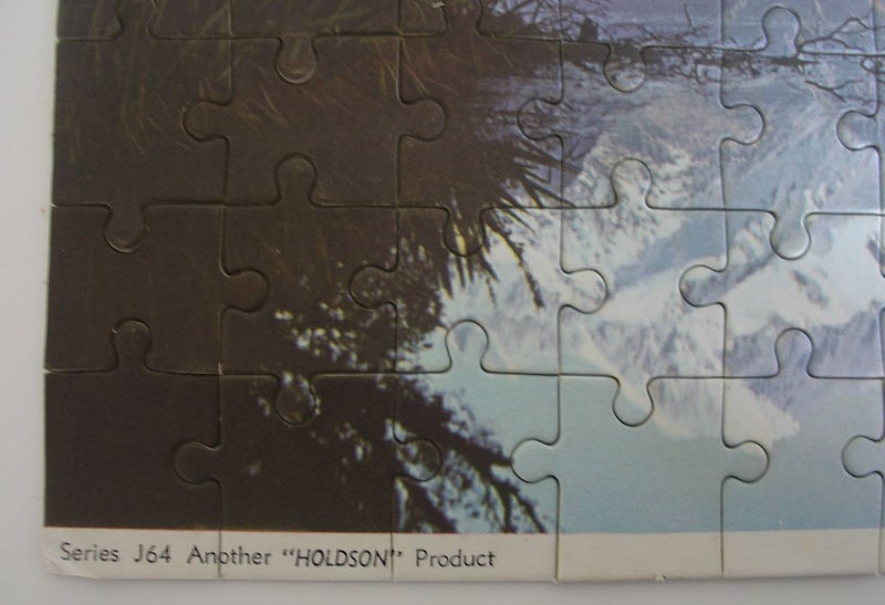 Lake Matheson Mid-century NZ Scenic Jigsaw Carousel 5