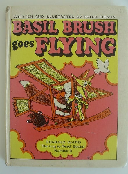 Boom! Boom! Basil Brush Goes Flying Vintage Book Carousel 1