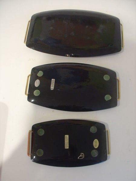 Paua Shell Set of 3 Graduated Trays Carousel 2