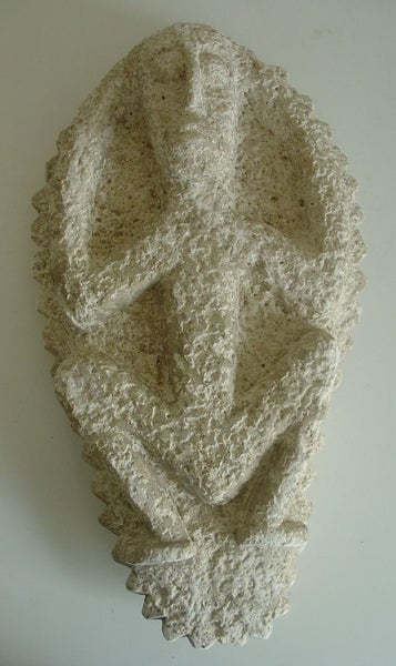 New Ireland Kulap Chalk Limestone Carving Carousel 1