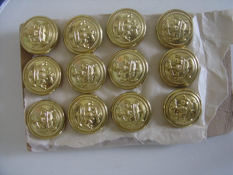 Military Buttons x 22 Two Sizes (B) Carousel 4