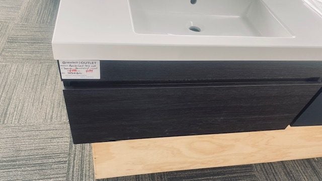 BROOKFIELD 900 WH 1 DRAW IN BURNISHED WOOD WITH PONTI BASIN Carousel 1