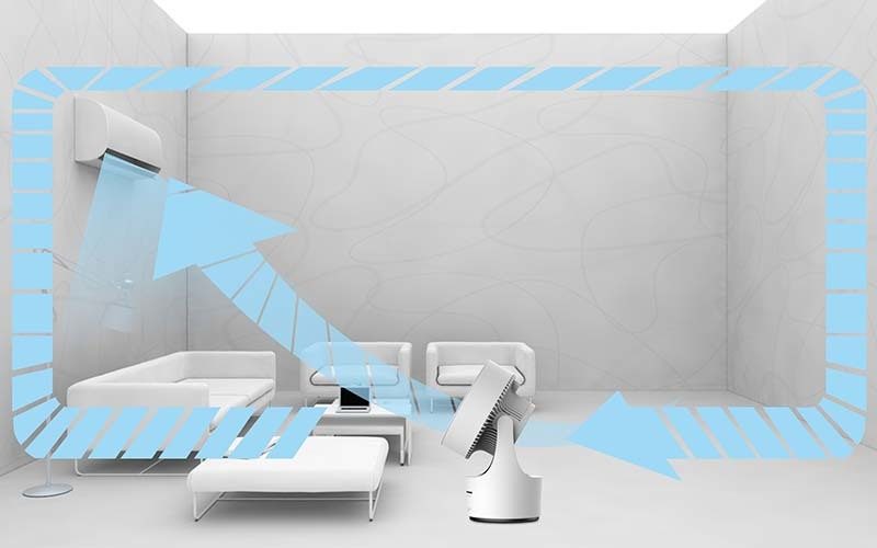 Dimplex WhirlTech Oscillating Fan & Air Circulator W/ Manual Controls DCACM20 Carousel 2