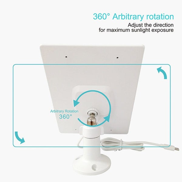 Micro Outdoor Solar Cells Charger Solar Panels for Security Camera Carousel 6