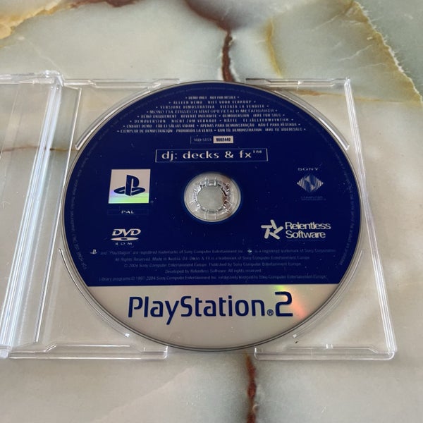 DJ: Decks & FX - PS2 - Promo Copy Carousel 1