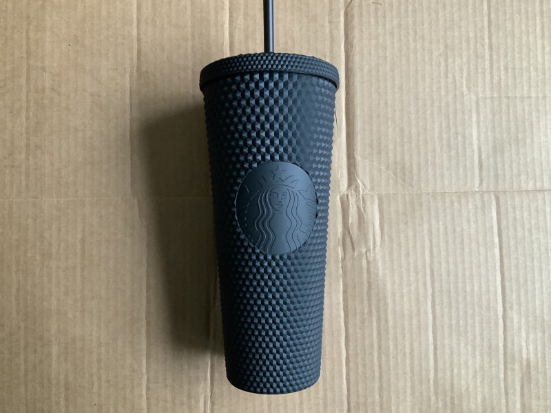 Starbucks Halloween Black Bling Studded Cold Cup Carousel 3